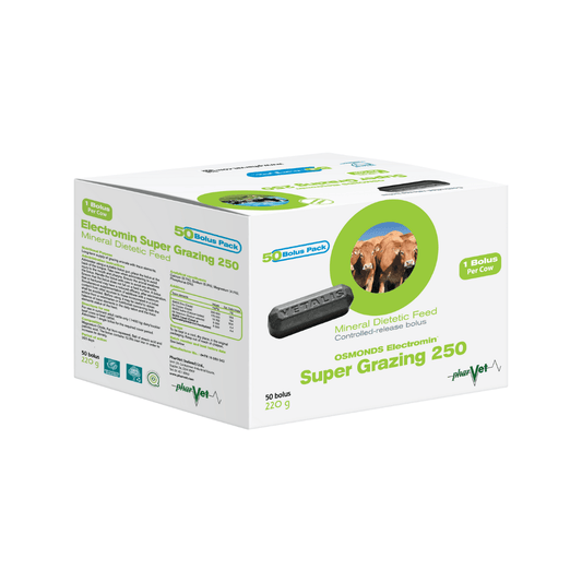 pharvet supergrazing 250 day Bolus animal farmacy
