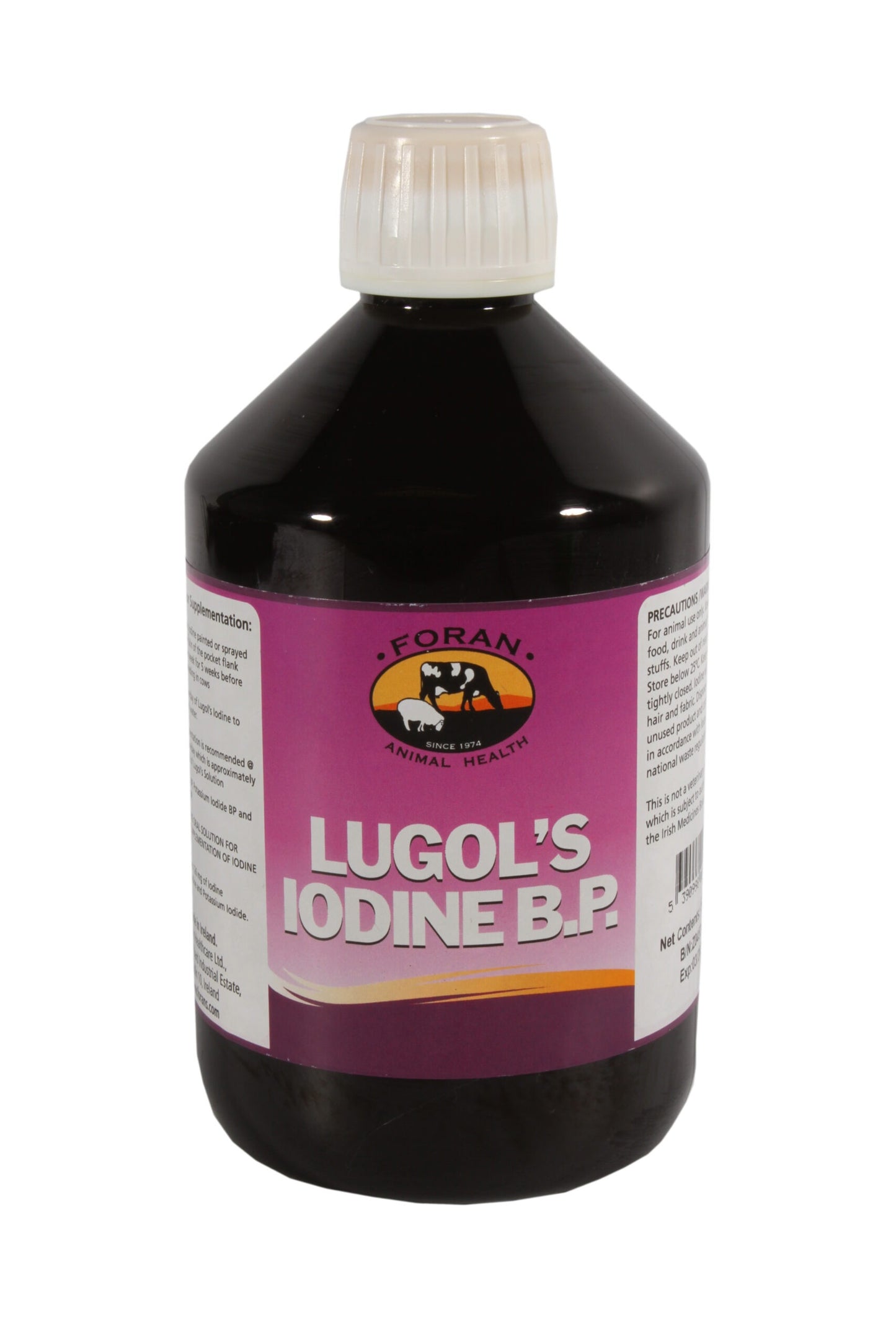 Lugols Iodine B.P. 500ml