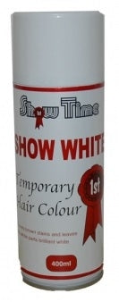 show white hair colour