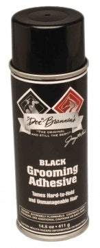 black grooming adhesive
