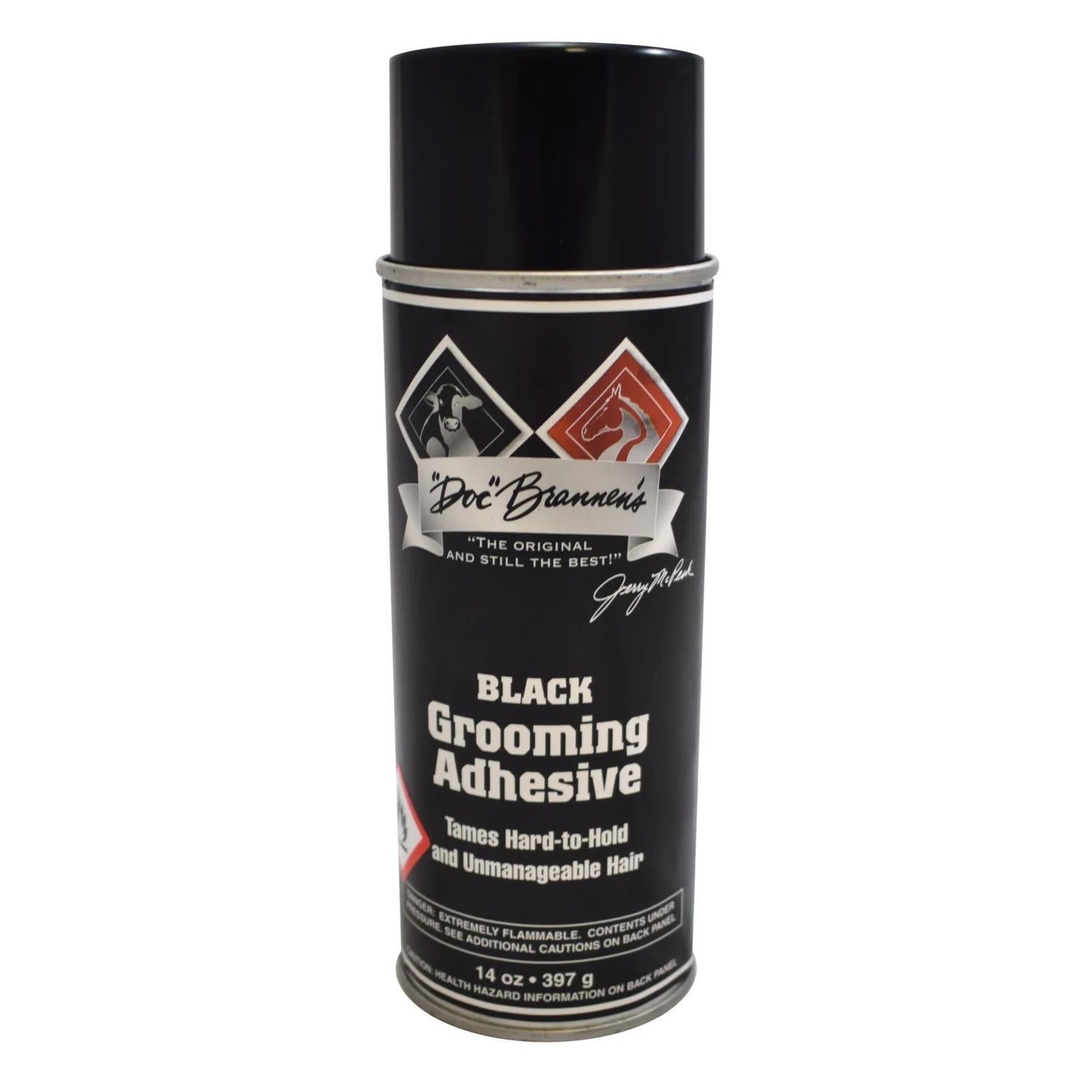 Doc Brannens Grooming Adhesive - Clear / Black