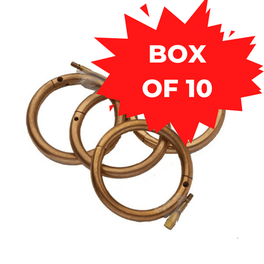 Copper Bull Rings Box of 10