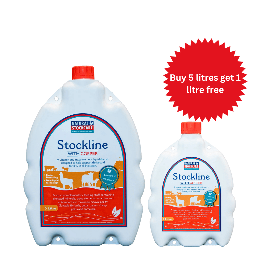 Stockline With Copper Buy 5 litres 1 litre free (Natural Stockcare)