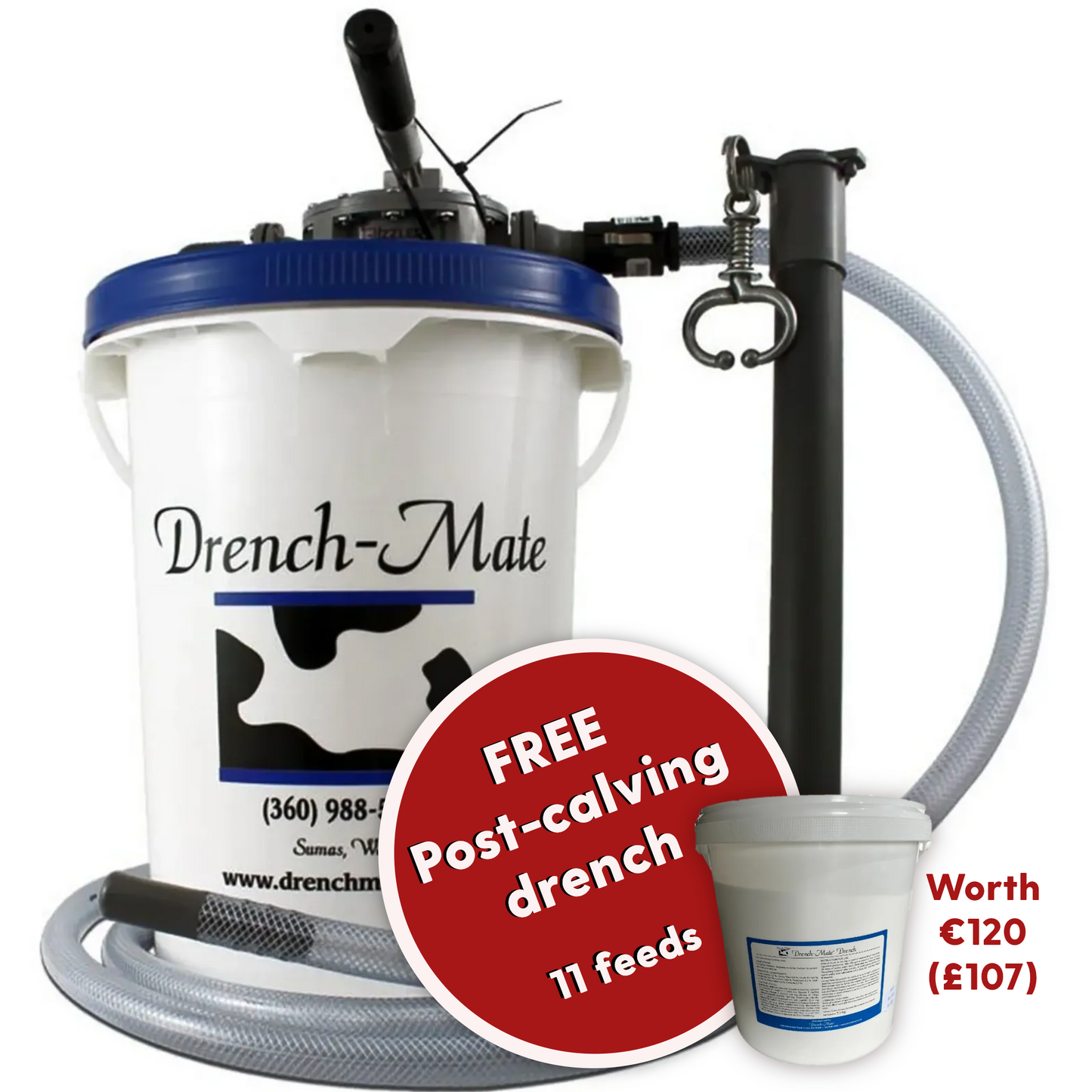Drench-Mate Stomach Pump with FREE Post-Calving Drench