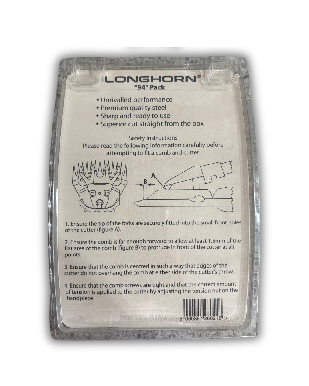Longhorn Wide 94mm Shearing Pack