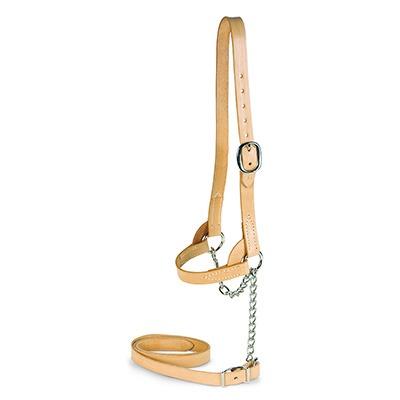 Natural Leather Halter|Animal Farmacy